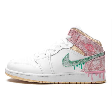 Tenisky a topánky Jordan Air Jordan 1 Mid SE GS "Ice Cream" Biela | DD1666-100, 0
