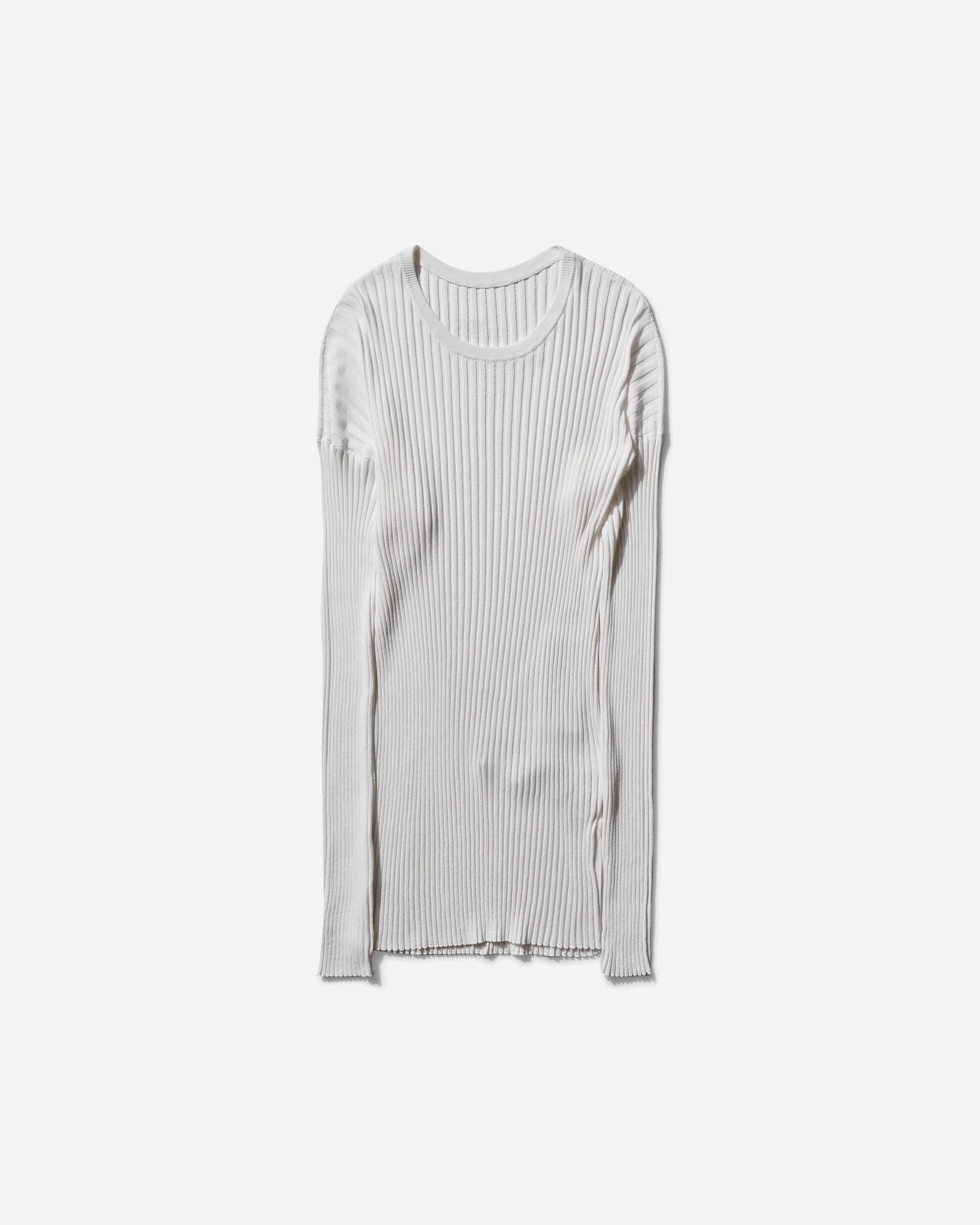 Sveter Maison Margiela Loose Rib Knit Sweater Biela | SH2HL0020 102, 0