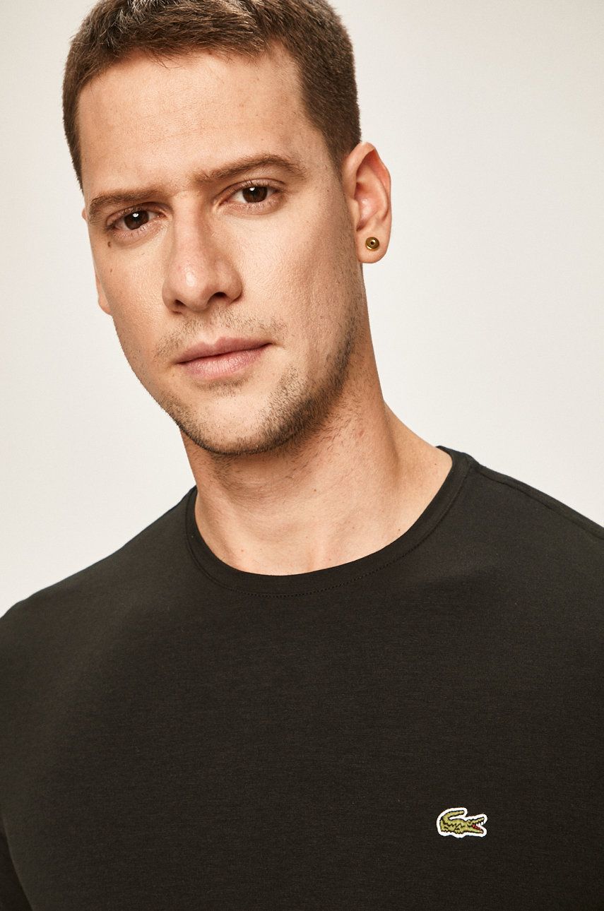 Tričko Lacoste Long Sleeve T-Shirt Čierna | TH0990, 0