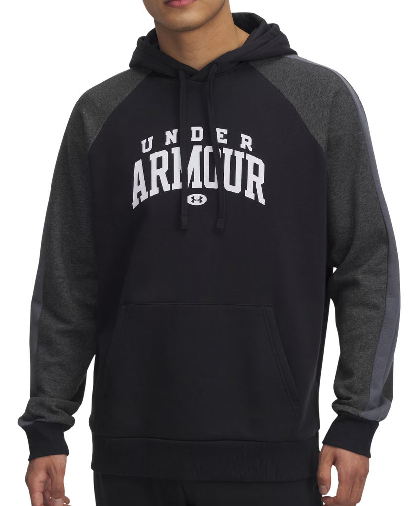 Mikina Under Armour Rival Fleece Color Block Hoodie with Kangaroo Pocket Rôznofarebný | 6003958-001