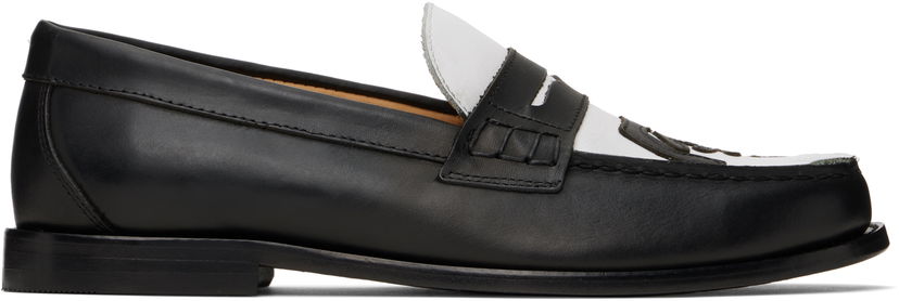 Tenisky a topánky KidSuper KidSuper Patchwork Penny Loafers Čierna | SS25-SHO-06