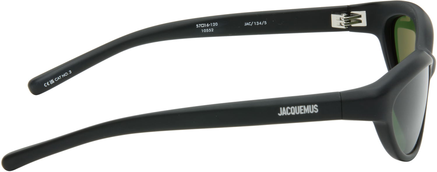 Slnečné okuliare Jacquemus Jacquemus 'The Curvo' Sunglasses Čierna | JAC134C5SUN, 1