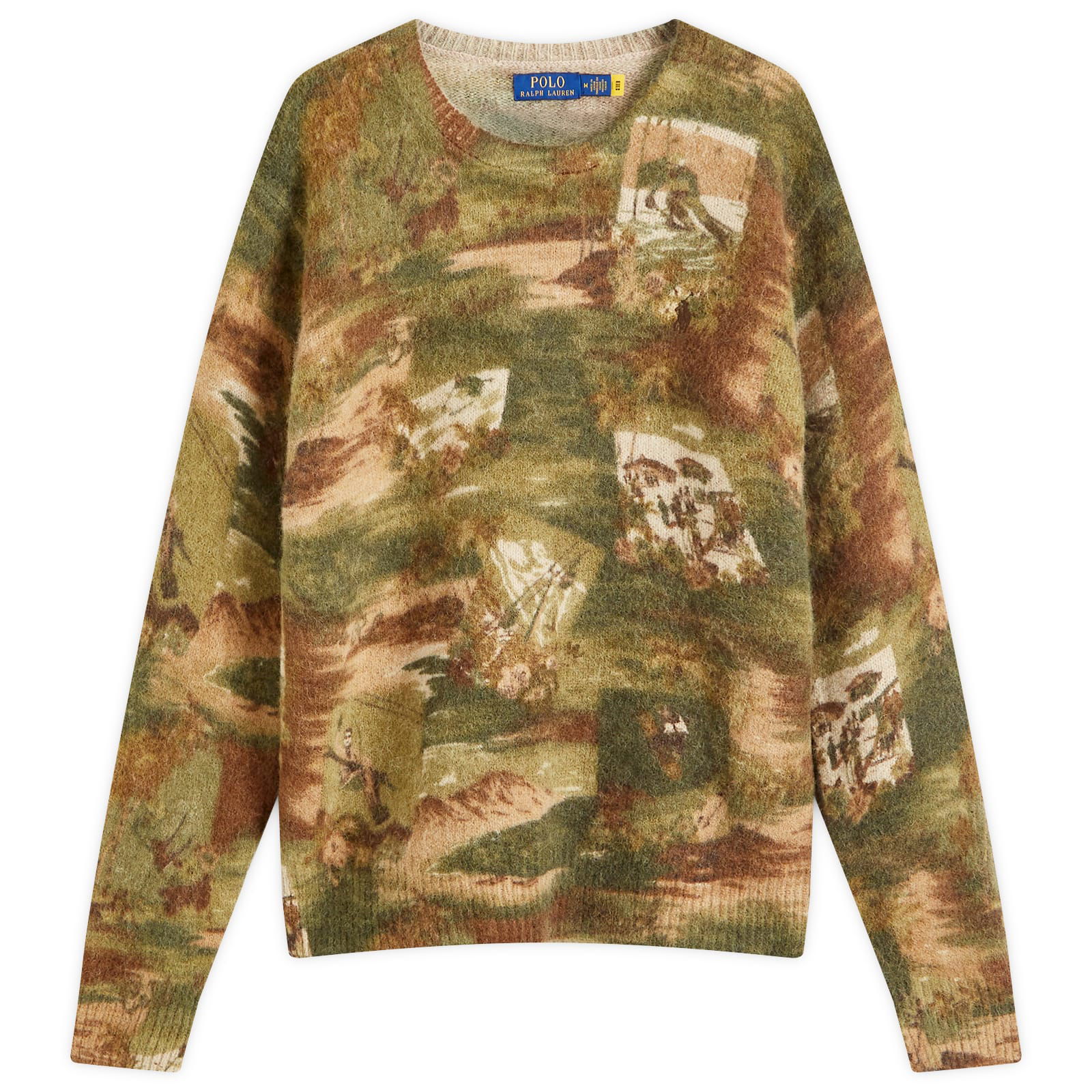 Ski Camo Knit Sweater