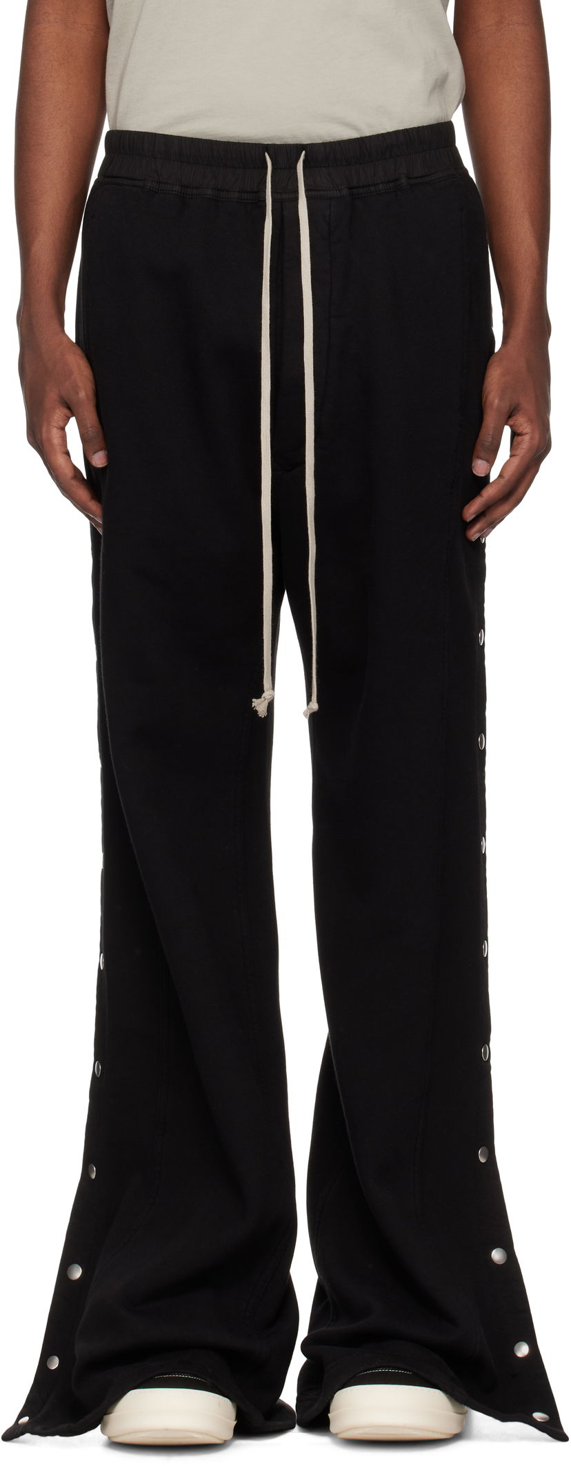 Tepláky Rick Owens Pusher Sweatpants Čierna | DU02D2393 F