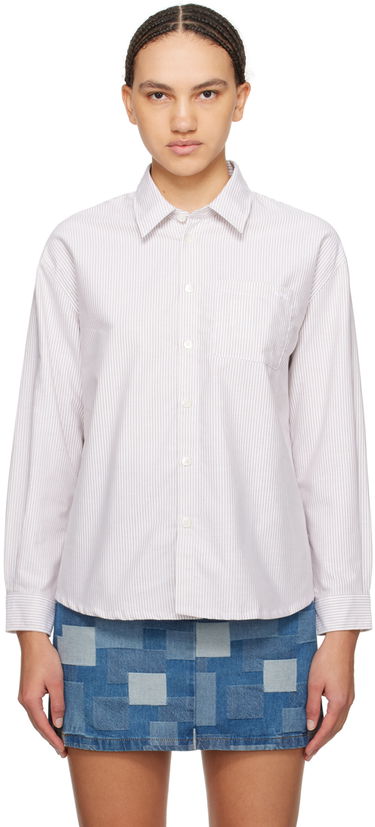 Košeľa A.P.C. Boyfriend Shirt Béžová | COGUH-F12550, 0