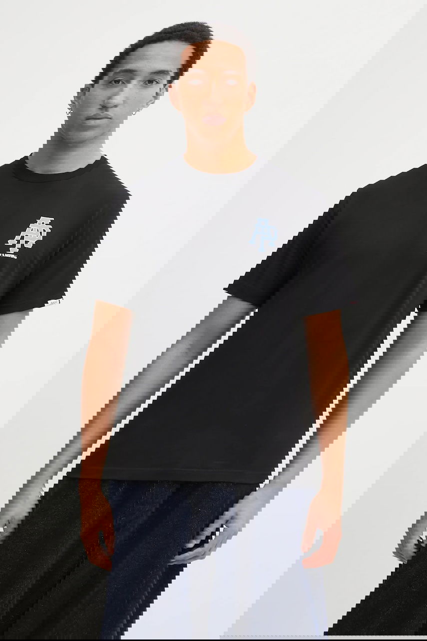 Tričko AAPE by A Bathing Ape AAPE Basic T-Shirt with Print Čierna | AAPTEM1732XXP, 0