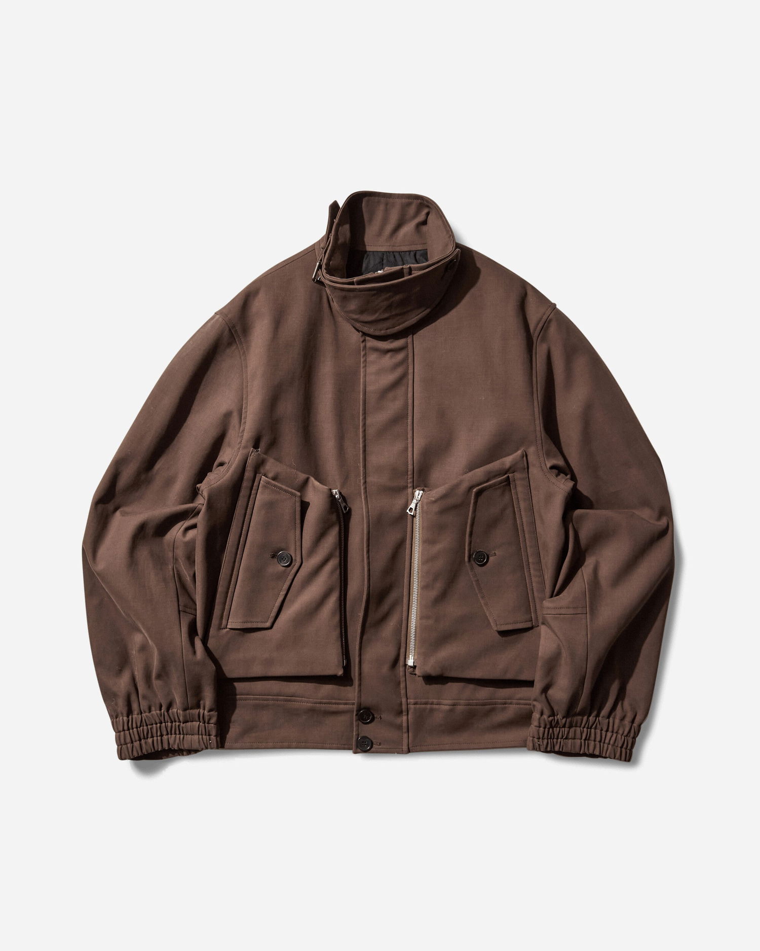 Bunda Dries Van Noten Overdyed Shell Jacket Hnedá | 252-020565-2106 705, 1