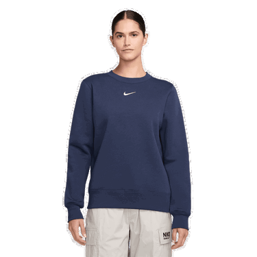 Mikina Nike Phoenix Fleece Standard Crew Sweatshirt Navy | DQ5751-410, 0