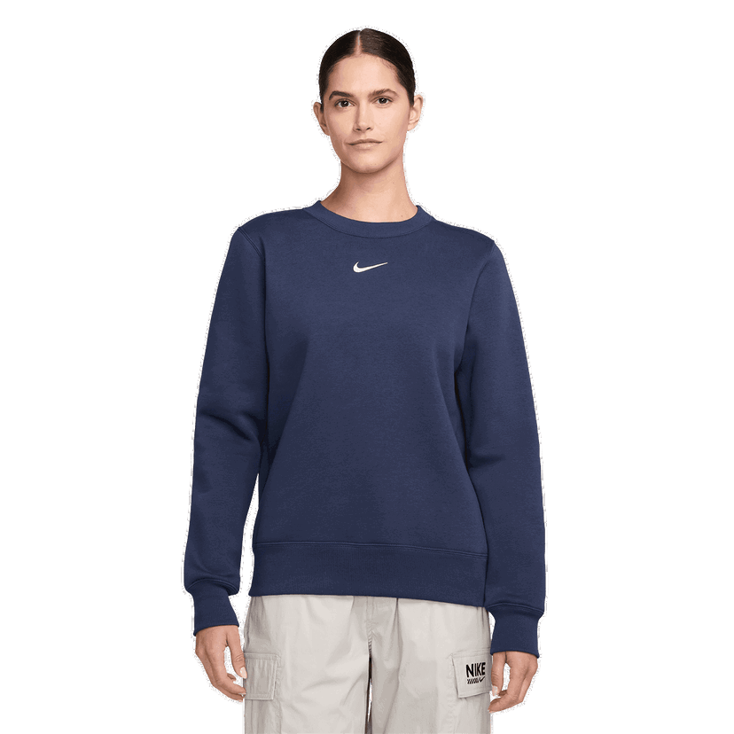 Mikina Nike Phoenix Fleece Standard Crew Sweatshirt Navy | DQ5751-410