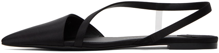 Iconic D'Orsay Satin Flats