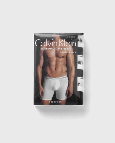 Boxerky CALVIN KLEIN Modern Cotton Stretch Boxer Čierna | 000NB2381A-001, 3
