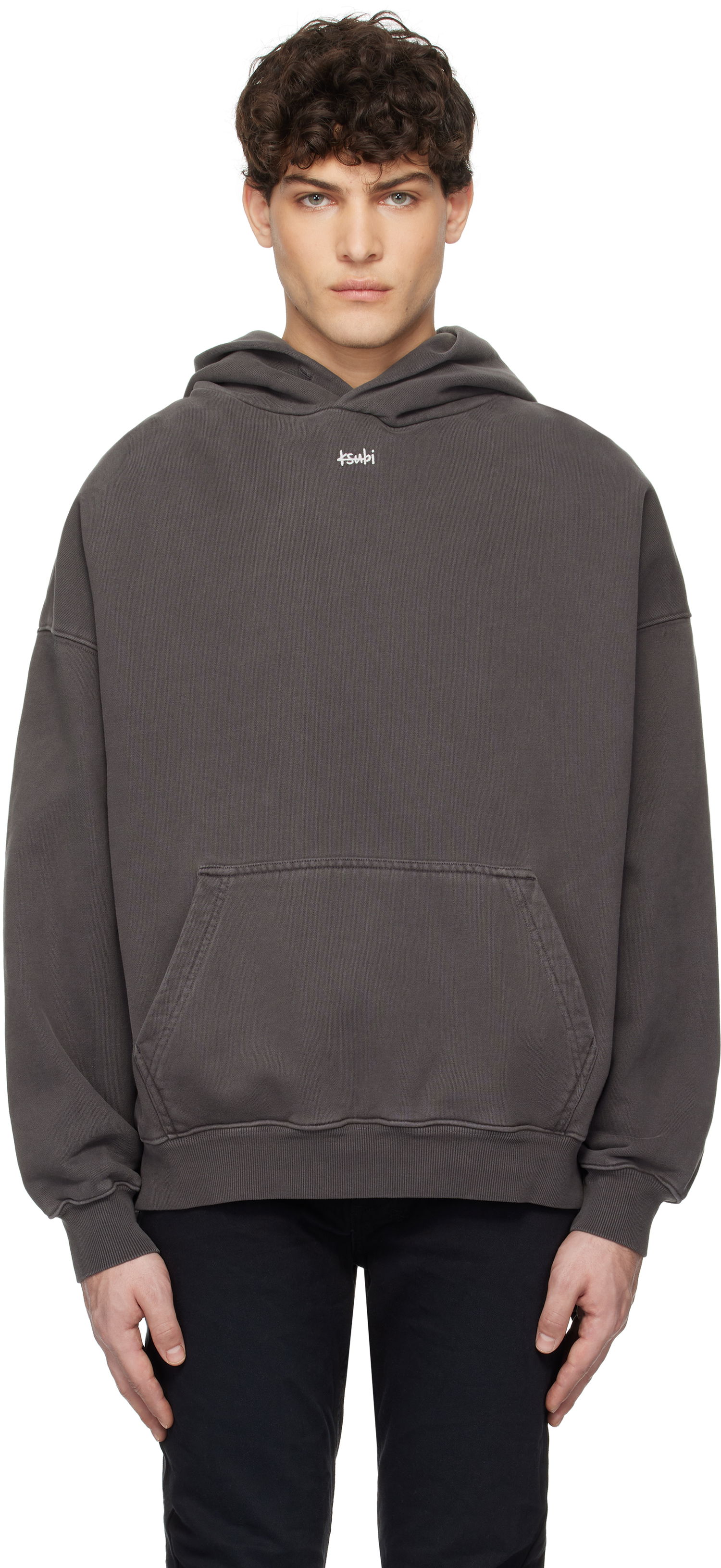 Mikina Ksubi Ksubi Eagle Ekcess Hoodie Šedá | MPS25FL009, 0