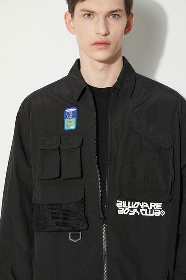 Košeľa BILLIONAIRE BOYS CLUB Billionaire Boys Club Multi Pocket Overshirt Čierna | B24239, 4