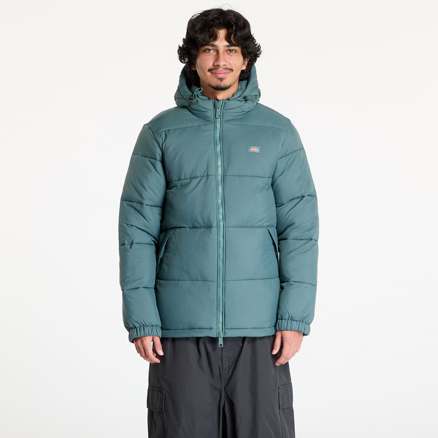 Prešívaná bunda Dickies Waldenburg Hooded Jacket Zelené | DK0A4YEY0LN1, 0