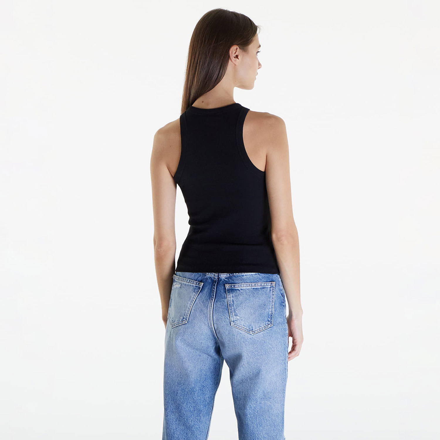 Tielko Urban Classics Top Ladies Racer Back Rib Top Black Čierna | TB6188-00007, 1