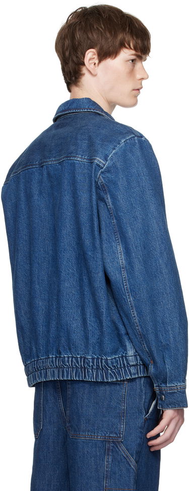 Bunda A.P.C. A.P.C. Fabrizio Zippé Denim Jacket Modrá | COHJK-H32015, 2