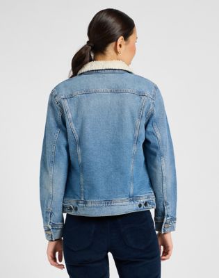 Bunda Lee Lee Sherpa Rider Jacket Size XS Modrá | 112370869, 0