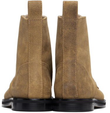 Tenisky a topánky JW Anderson JW Anderson Suede Lace-Up Ankle Boots with Contrast Stitching Béžová | BT0107-LA0319, 1
