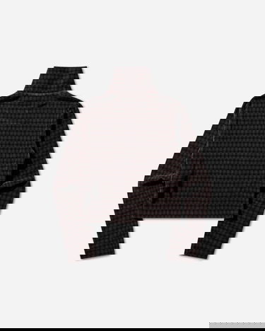 Sveter OUR LEGACY Cropped High Neck Houndstooth Slim Zip Longsleeve Rôznofarebný | W2266SMH 001, 2