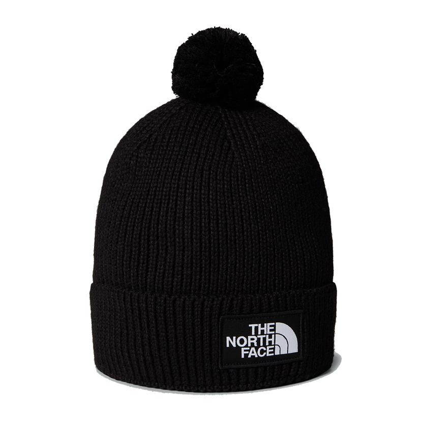 Kulicha The North Face The North Face Logo Box Pom Beanie Čierna | NF0A8CHFJK31