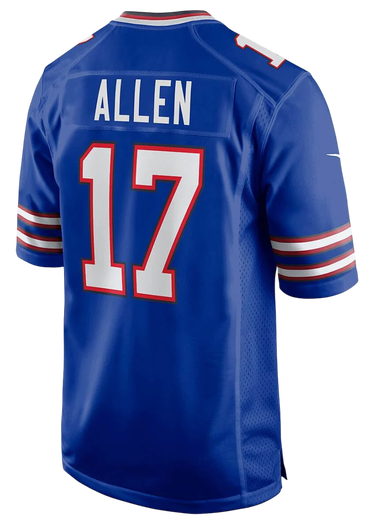 Dres Nike NFL Buffalo Bills Josh Allen 17 Home Game Jersey Modrá | 67NM-BBGH-81F-2NH, 2