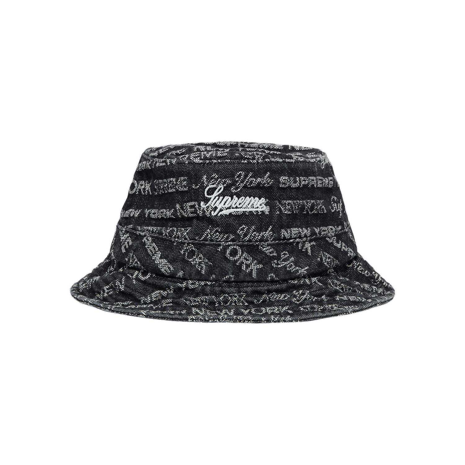 Klobúk Supreme Multi Type Jacquard Denim Crusher Čierna | FW22H62 BLACK, 0