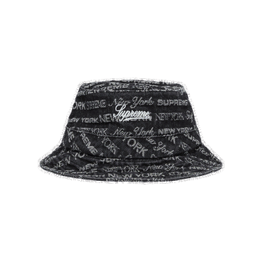 Klobúk Supreme Multi Type Jacquard Denim Crusher Čierna | FW22H62 BLACK, 0