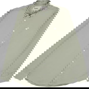Košeľa Carhartt WIP Men's Button Down Slim Fit Shirt Zelené | I023339, 0