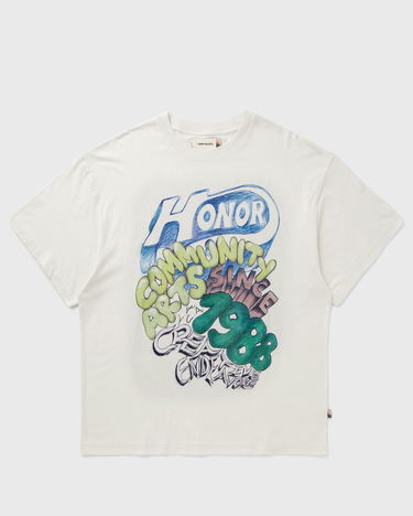 Tričko Honor The Gift Community Arts Creative T-Shirt Biela | HTG250343-BONE, 0