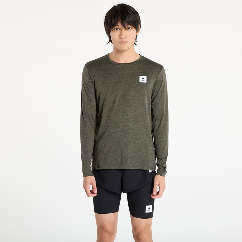 Tričko Saysky SAYSKY Statement Pace Long Sleeve T-Shirt Zelené | OMRLS22C3001