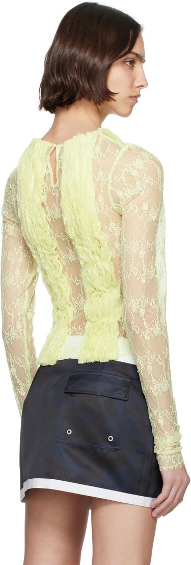 Tielko Collina Strada Collina Strada Dandelion Lace Top Žltá | XX3074, 2