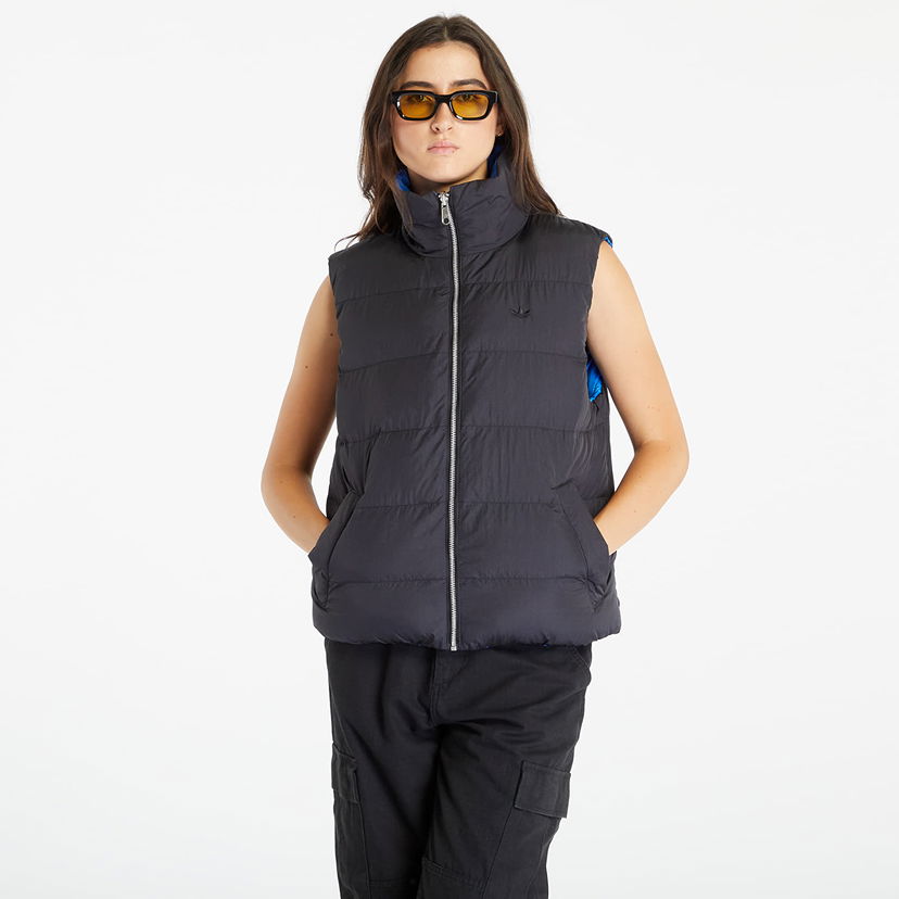 Vesta adidas Originals Rever Vegan Vest Black/ Royal Blue Modrá | II8465