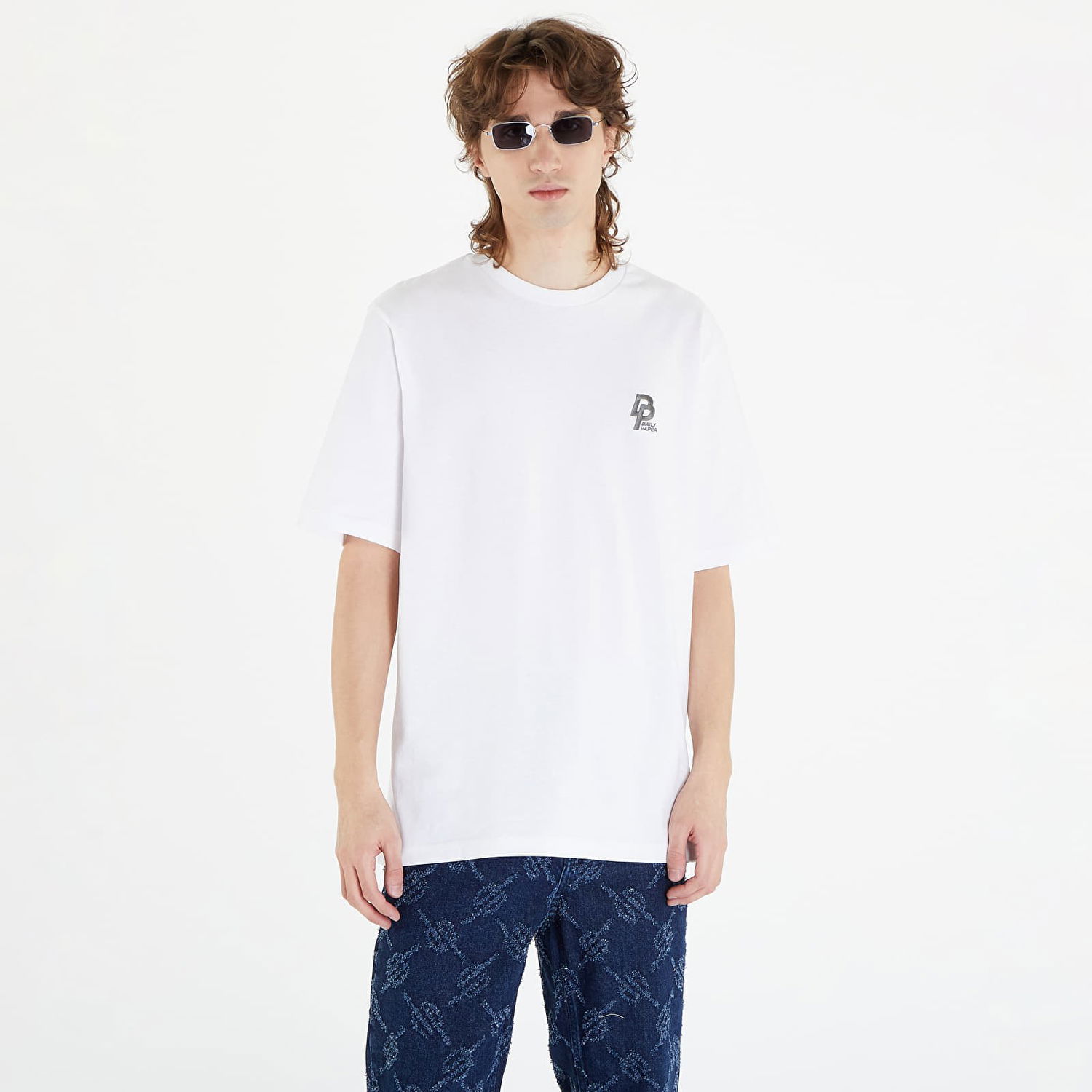 Tričko DAILY PAPER Eli Short Sleeve T-Shirt Biela | 2412011, 0