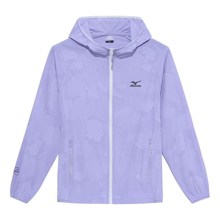 Vetrovka Mizuno Outdoor Logo Jacket Fialová | A2CE3126