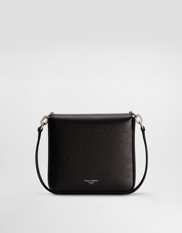 Taška cez rameno Dolce & Gabbana Dolce & Gabbana Deerskin Crossbody Bag Čierna | BM2445A803480999, 3