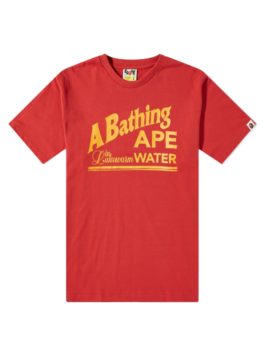 Tričko BAPE Archive Lukewarm Water Tee Červená | 001TEI701005F-RED