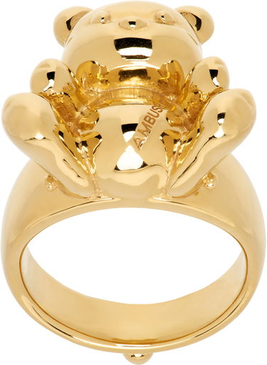 Prsteň Ambush AMBUSH Inflated Teddy Bear Ring Metalická | BWOC004F24SIL0017600, 0