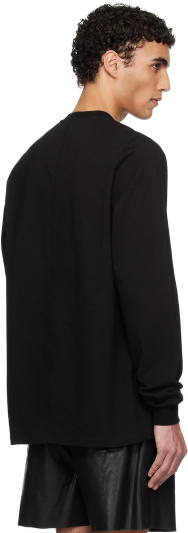 Sveter Rick Owens Rick Owens Hollywood Short Crewneck Long Sleeve Sweatshirt Čierna | RU01E5277 BA, 2