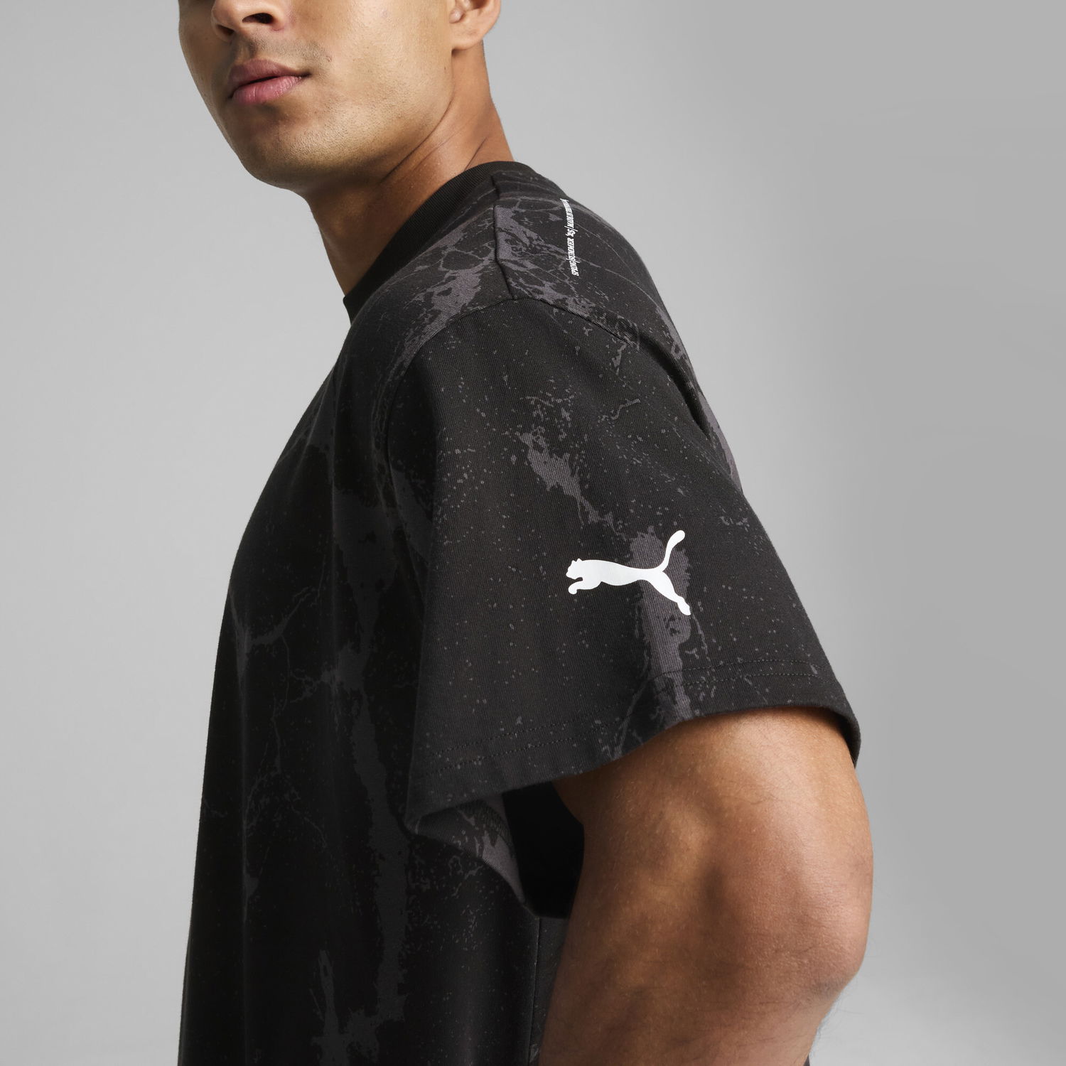 Tričko Puma HOOPS x LAFRANCE Chrome Marble T-Shirt Čierna | 630779_01, 1