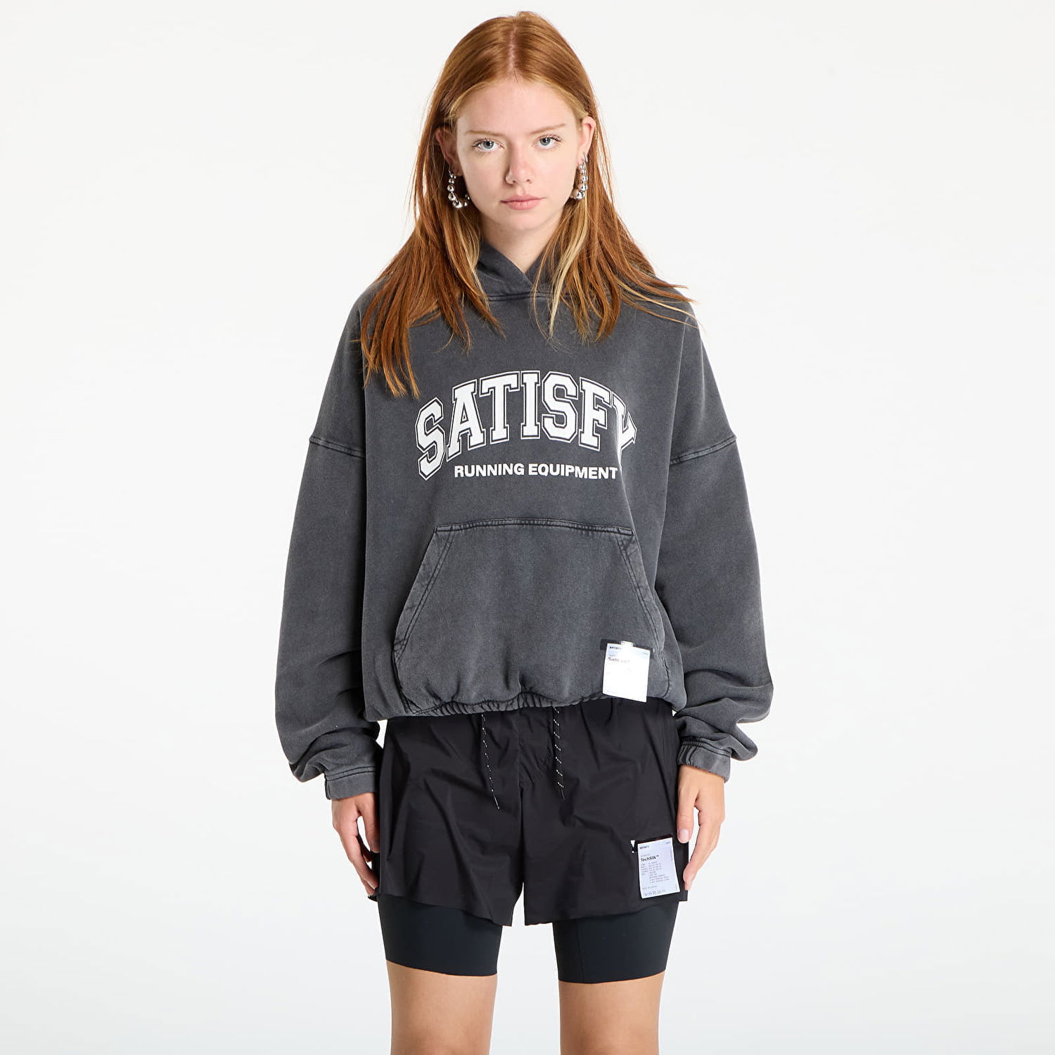 Mikina Satisfy Satisfy SoftCell Hoodie Šedá | 11046-AB-SAC, 0