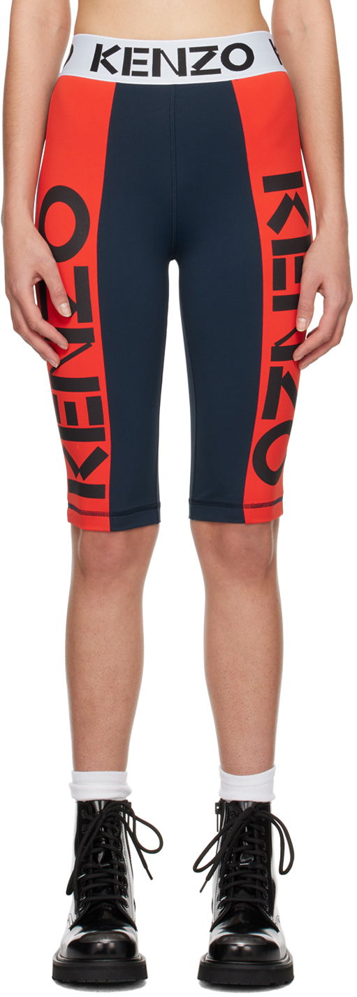 Šortky KENZO Paris Printed Shorts Navy | FD52PA7044SN, 0