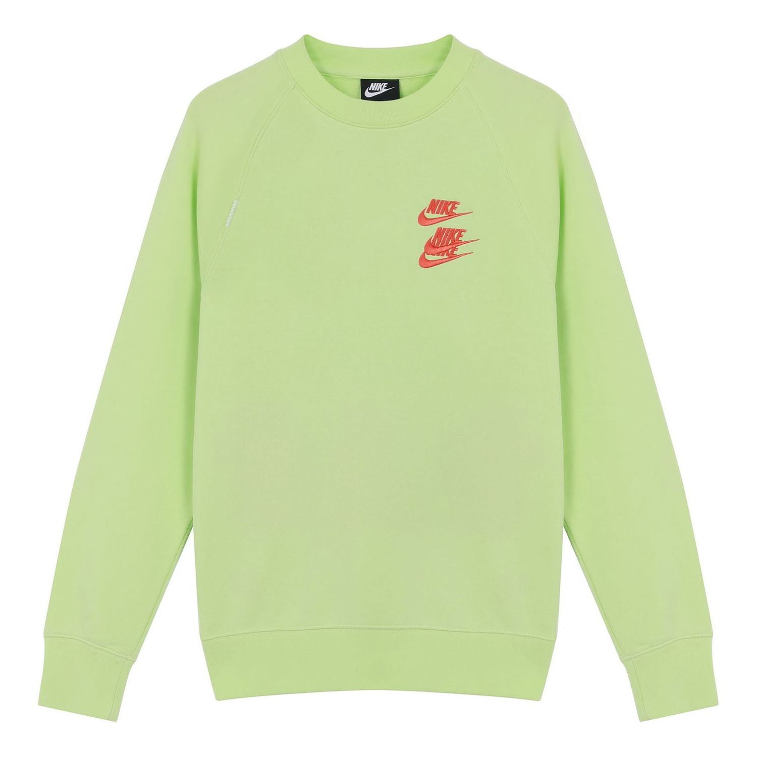 Sveter Nike Embroidered Logo Round Neck Pullover Zelené | DD0883-383, 0