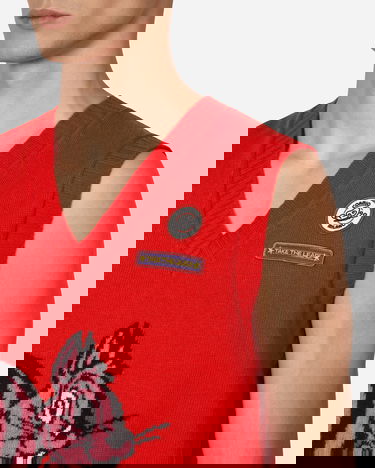 Sveter CORMIO Nicole Vest Červená | CORNICOLEVEST POMODORO, 5