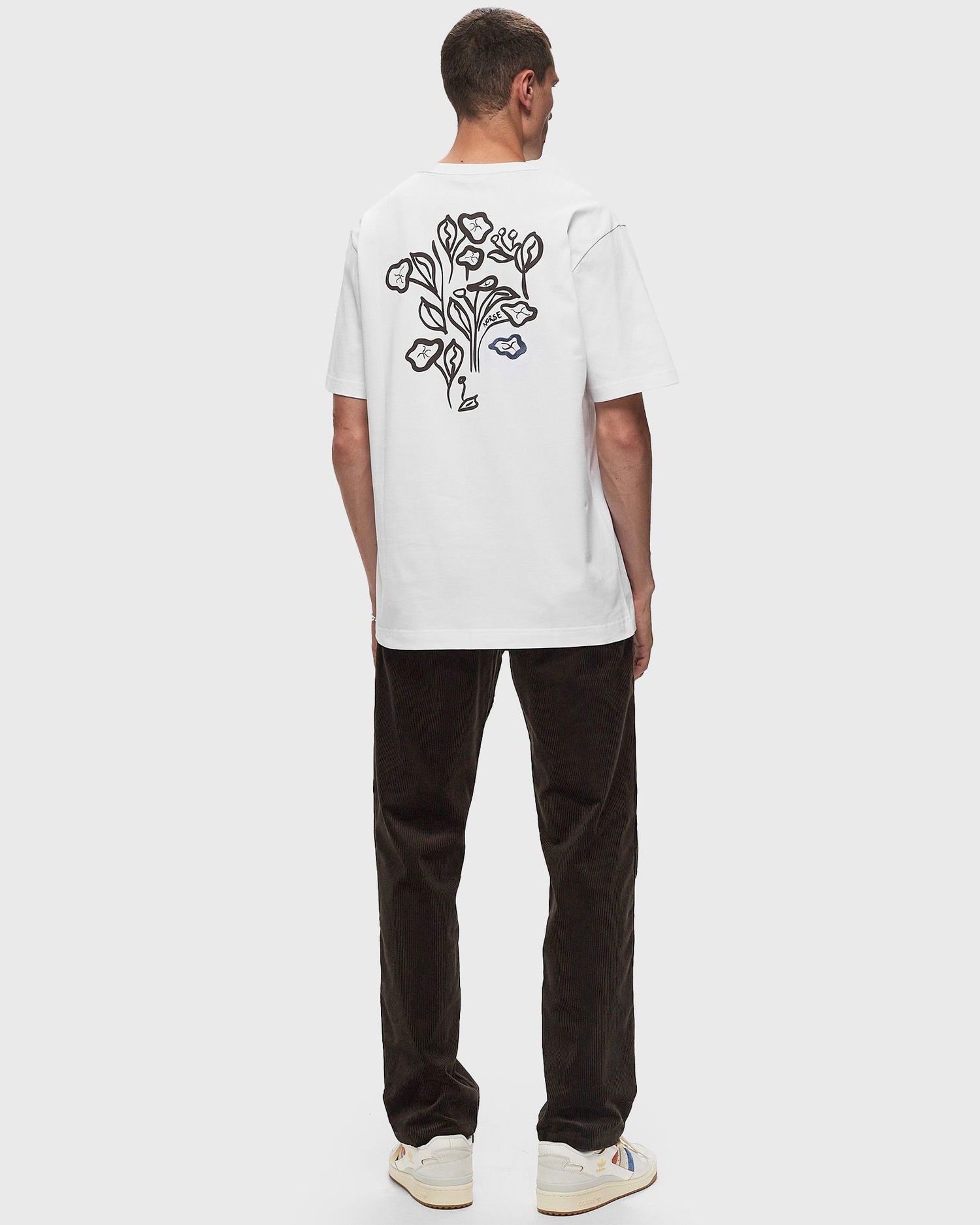 Tričko NORSE PROJECTS Holger Organic Poppy Tee Biela | N01-0671-0001, 1
