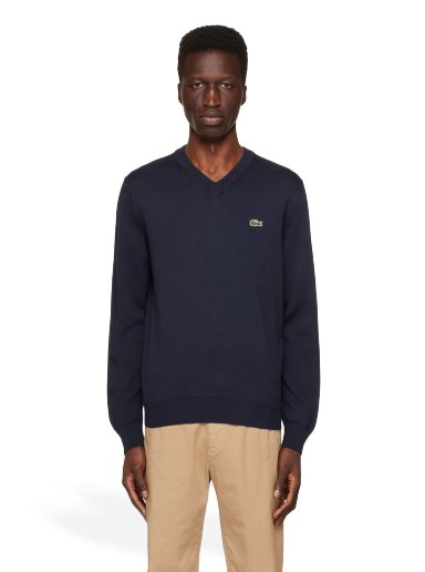 Sveter Lacoste V-Neck Crewneck Navy | AH1951