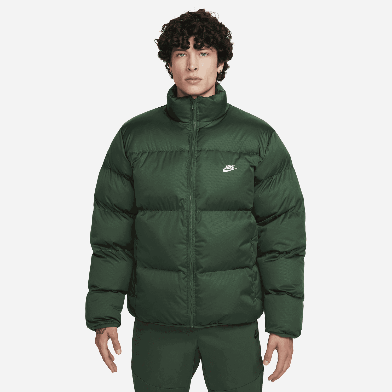 Bunda Nike Sportswear Club Zelené | FB7368-323, 0