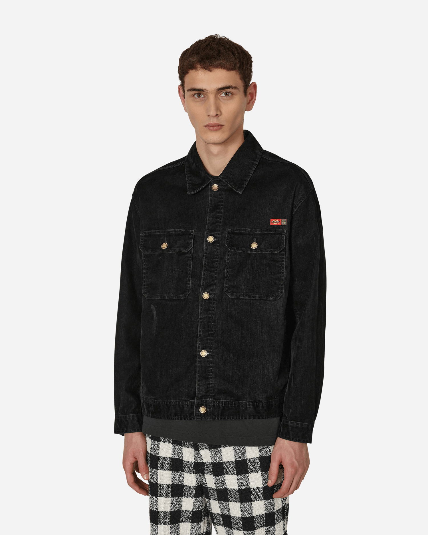 Bunda Dickies Opening Ceremony x Flocked Jacket Čierna | DK0A4Y4Y BLK1, 0