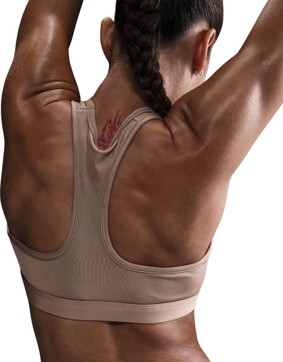 Podprsenka Nike Nike Swoosh Medium Support Bra Hnedá | dx6821-233, 1