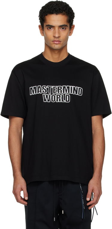 Tričko Mastermind WORLD MASTERMIND WORLD 3D Logo SS T-Shirt Čierna | MW25S15-TS053-011, 0