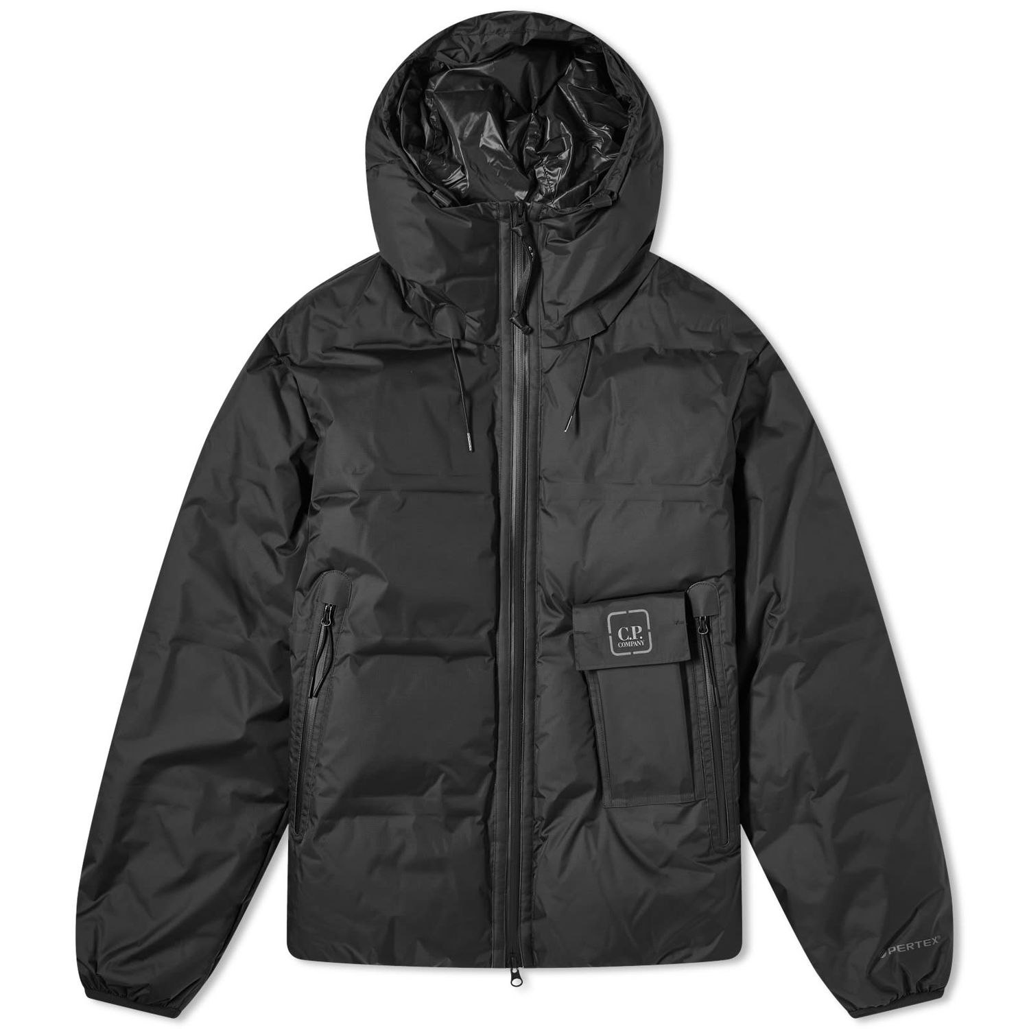 Bunda C.P. Company Hooded Down Jacket Čierna | 15CLOW015A-006577A-999, 0